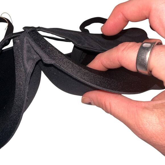 Skims Black Onyx Fits Everybody T-Shirt Underwire Push-Up Bra NWT Size 34D - Picture 5 of 6